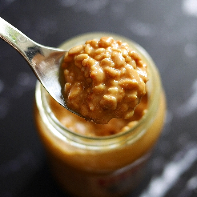 ピックスピーナッツバター　あらびきクランチ　無糖　Pic's PEANUT BUTTER CRUNCHY 380gの口コミ