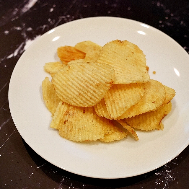 Eta RIPPLE CUT リップルカット　波型ポテトチップス　ソルト＆ビネガー　150gの口コミ