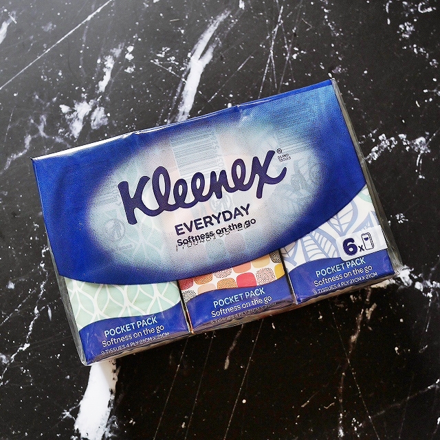 Kleenex EVERYDAY Softness on the go　クリネックス　エブリデイ　ティッシュ　紙ナプキンの口コミ