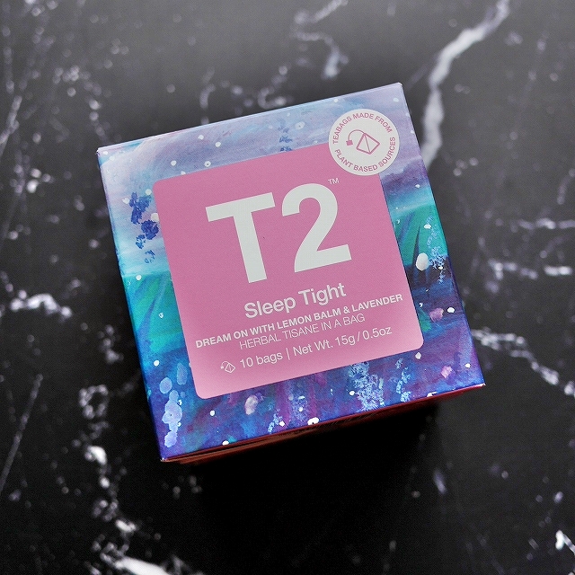T2　スリープタイト　ハーブティー　紅茶ティーバッグ　レモンバーム　ラベンダー　10個入り　Sleep Tightの口コミ