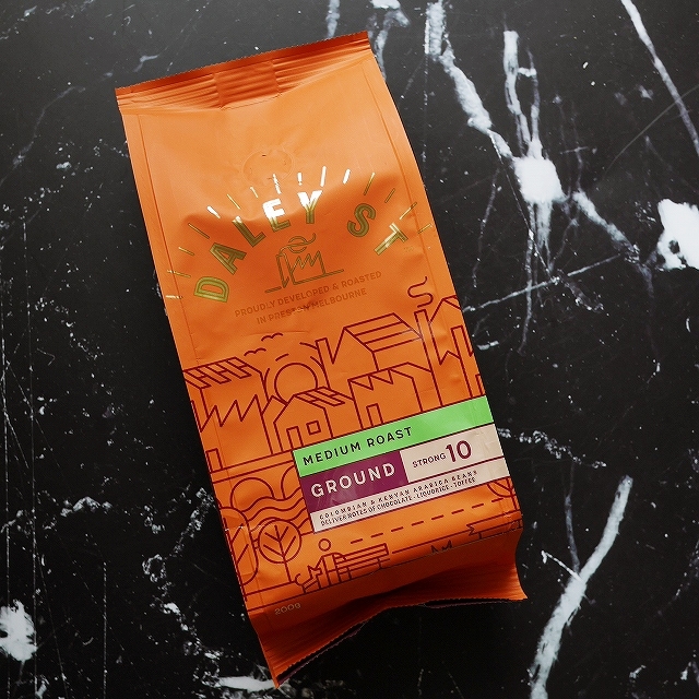 DALEY ST MEDIUM ROAST GROUND　ミディアムロースト　コーヒー豆　粉　200gの口コミ