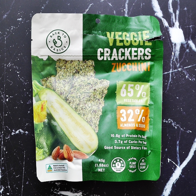 BACK YO BASICS VEGGIE CRACKERS ZUCCHINI　ベジクラッカー　ズッキーニの口コミ