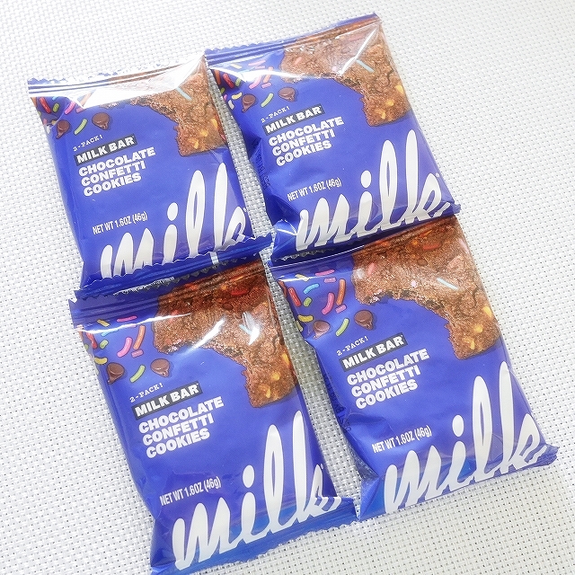 MILK BAR CHOCOLATE CONFETTI COOKIES　ミルクバー　チョコレートコンフェッティクッキーの口コミ