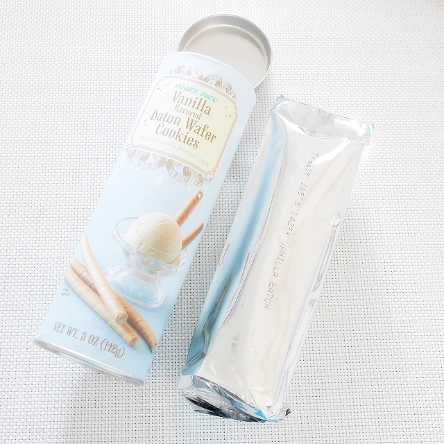 トレーダージョーズ　バニラフレーバーバトン　ワッファークッキー　TRADER JOE'S Baton Waferの口コミ