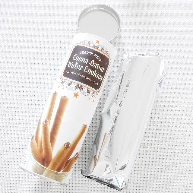 トレーダージョーズ　ココアバトン　ワッファークッキー　TRADER JOE'S Cocoa Baton Waferの口コミ