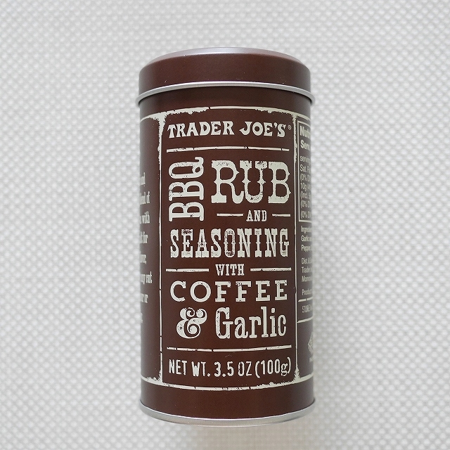 トレーダージョーズ　BBQラブ　コーヒー＆ガーリック　BBQ Rub Seasoning Coffee & Garlicの口コミ