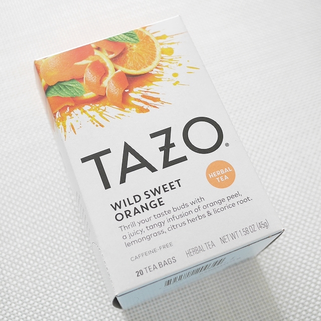 タゾティー　ワイルドスイートオレンジ　ハーブティー　ティーバッグ　20袋　TAZO WILD SWEET ORANGEの口コミ
