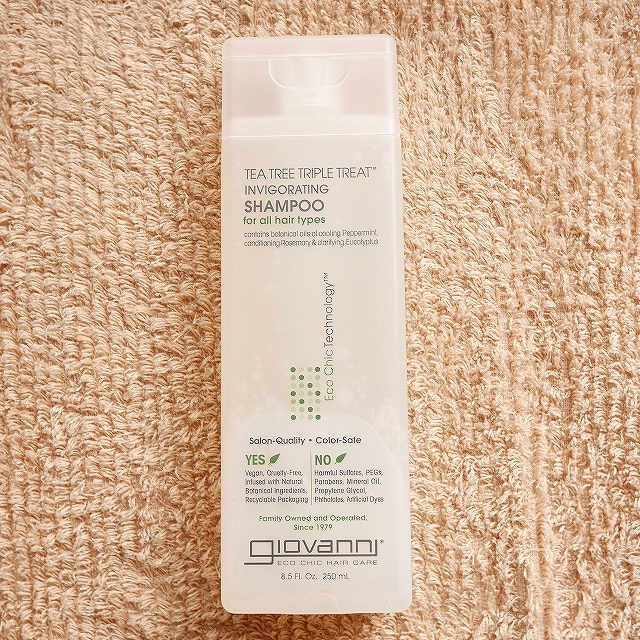 ジョバンニ　ティーツリートリプルトリートシャンプー　giovanni tea tree triple treatの口コミ
