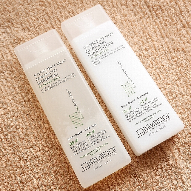 ジョバンニ　ティーツリートリプルトリートコンディショナー　giovanni tea tree triple treatの口コミ