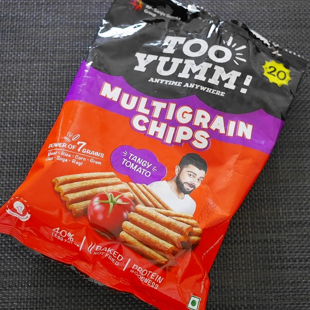 TOO YUMM! MULTIGRAIN CHIPS TANGY TOMATO　マルチグレインチップス　タンギートマト味の口コミ