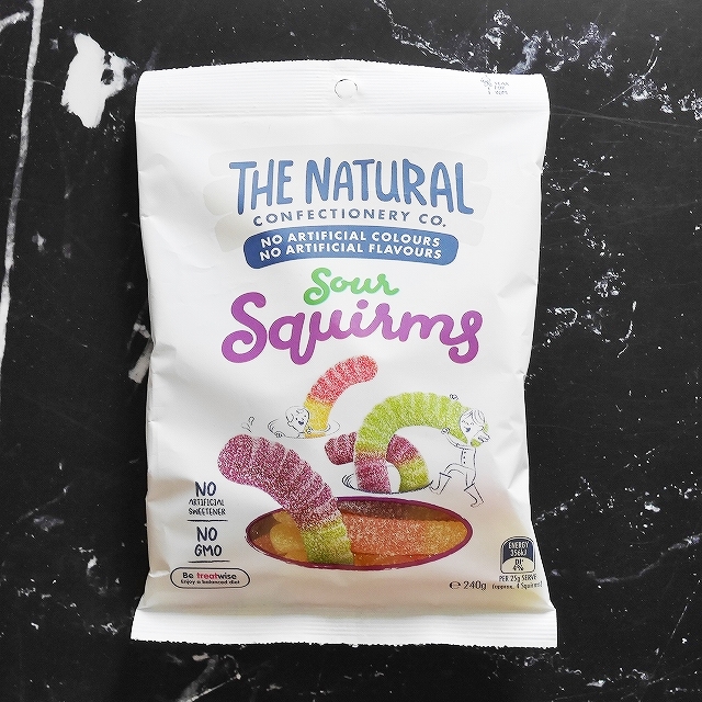 ナチュラルコンフェクショナリー　サワースクワーム　グミ　The Natural Confectionery Sourの口コミ