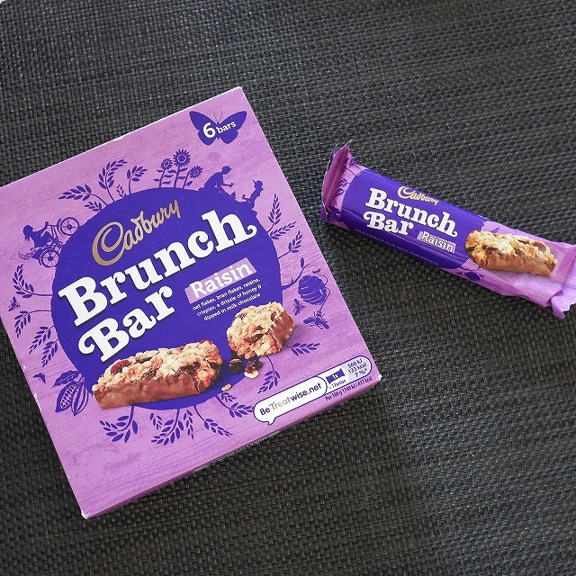 キャドバリー　ランチバー　レーズン　Cadbury Brunch Bar Raisin 6barsの口コミ