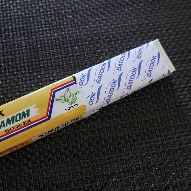 BATOOK CARDAMOM Chewing Gum　カルダモンガムの口コミ