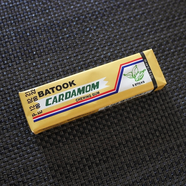 BATOOK CARDAMOM Chewing Gum　カルダモンガムの口コミ