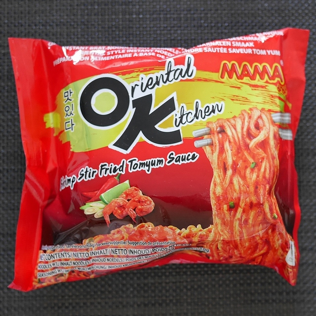 MAMA Oriental Kitchen Tomyum　ママー　オリエンタルキッチン　エビトムヤム炒め麺　ヌードルの口コミ