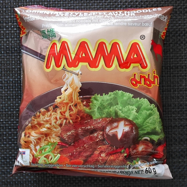 MAMA Stew Beef　ママー　オリエンタルスタイルインスタントヌードル　シチュービーフの口コミ
