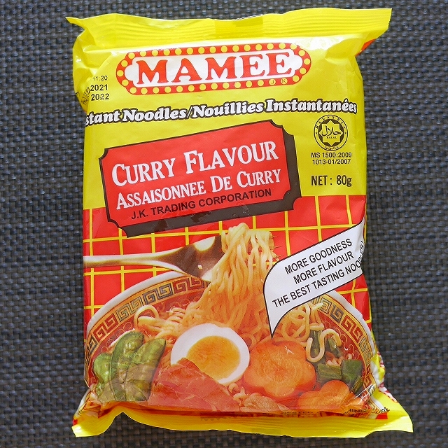 MAMEE Instant Noodles Curry Flavour　マミー　インスタントヌードル　カレー味の口コミ