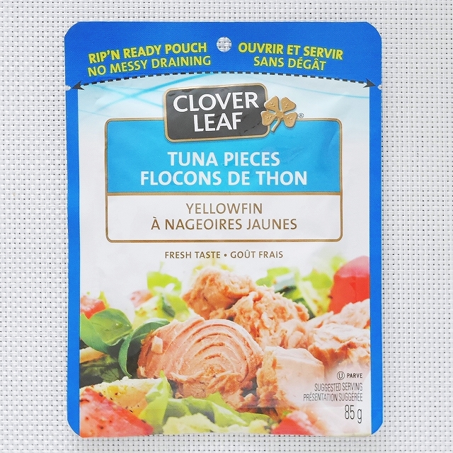 CLOVER LEAF TUNA PIECES YELLOWFIN　クローバーリーフ　ツナピース　キハダマグロ　パウチの口コミ