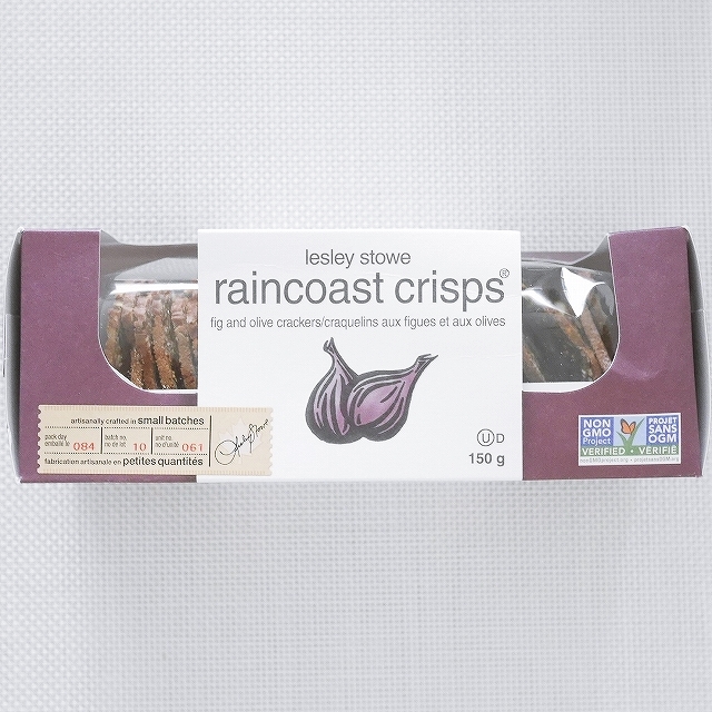 レズリーストウ　レインコーストクリスプ　フィグ＆オリーブ　lesley stowe raincoast crispsの口コミ