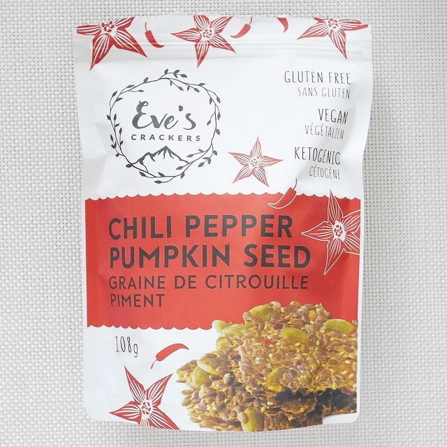 Eve's Crackers　イブズクラッカー　チリペッパーパンプキンシードの口コミ