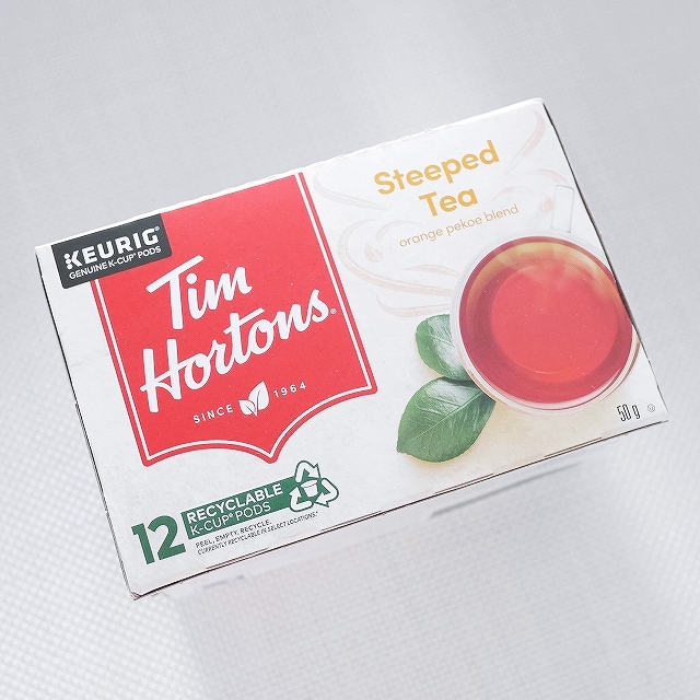 キューリグ　ティムホートンズ　オレンジペコブレンド紅茶　KEURIG Tim Hortons Steeped Tea の口コミ