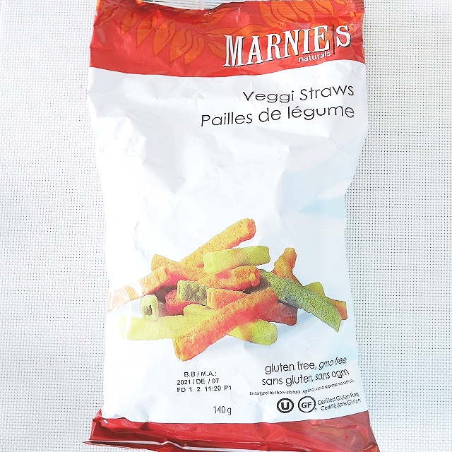 MARNIE'S NATURALS Veggie Straws　マーニーズナチュラルズ　ベジーストロー　140gの口コミ