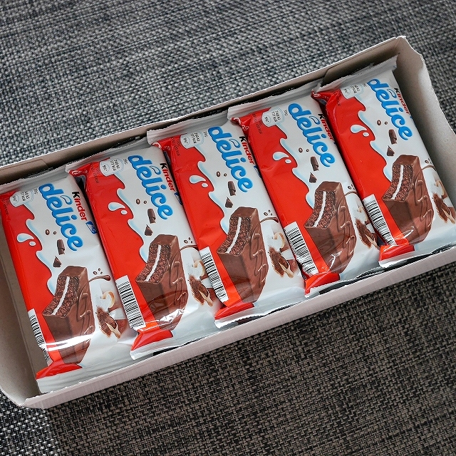 Kinder delice　キンダーデリス　チョコレートケーキ　10個入りの口コミ