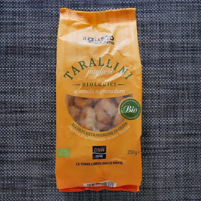 il gusto del grano TARALLINI 250g　タラリーニ　スナックの口コミ