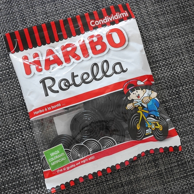 HARIBO Rotella　ハリボー　ロテッラ　タイヤ型グミ　リコリス菓子　175gの口コミ