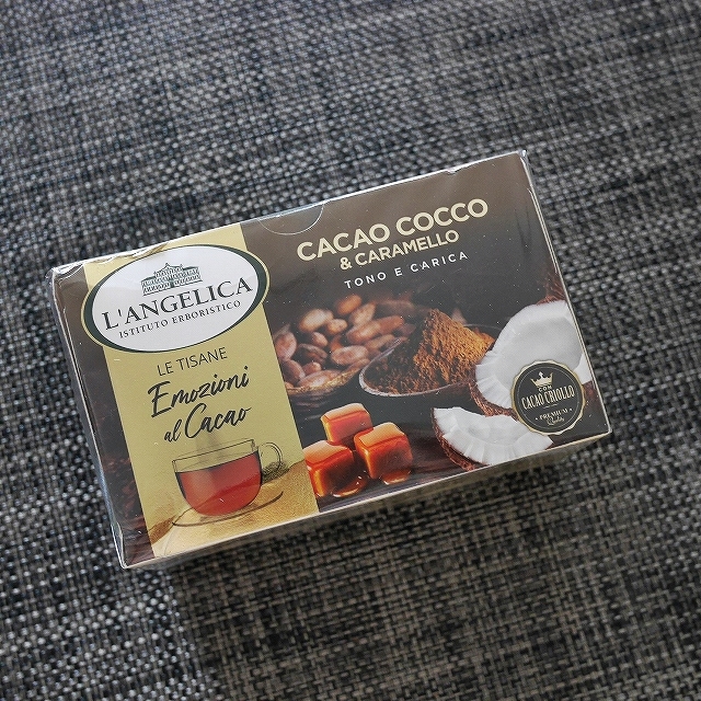 L'Angelica CACAO COCCO & CARAMELLO Emozioni al Cacao カカオティーの口コミ