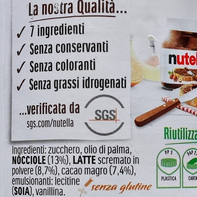 イタリア産　フェレロ　ヌテラ　Ferrero Nutella Hazelnut Spread 350gの口コミ