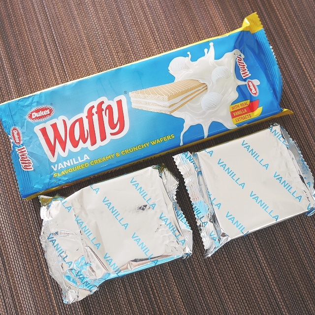 Dukes Waffy VANILLA　デュークス　ワッフィー　ウエハース　バニラ　75gの口コミ