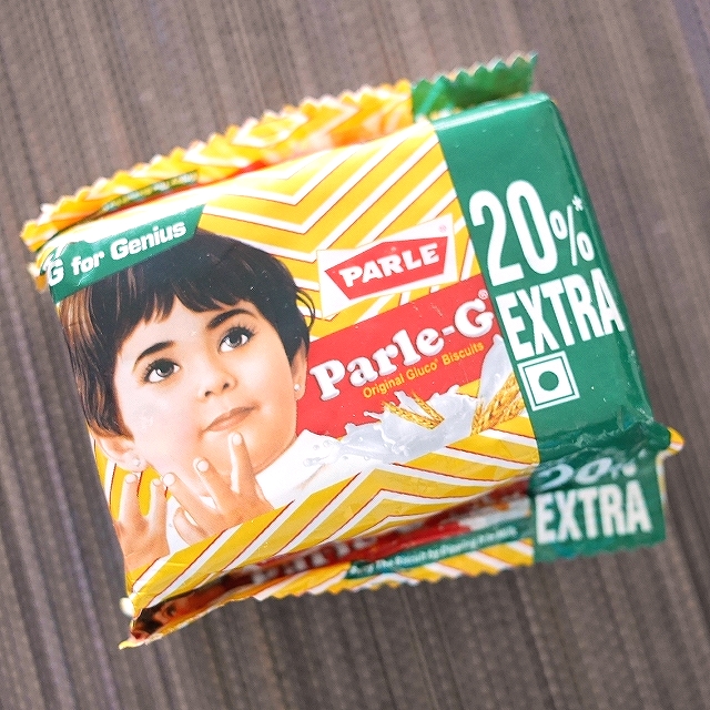 PARLE Parle-G　パール　パールＧ　グルコビスケット　クッキーの口コミ
