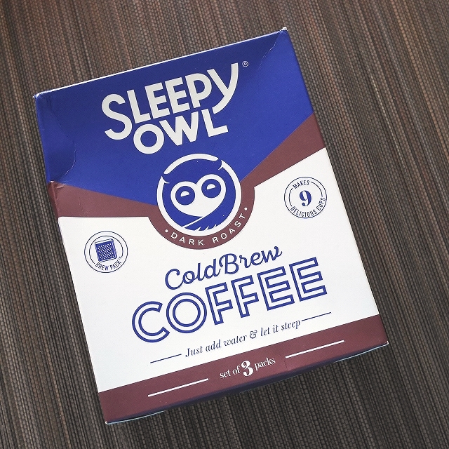 スリーピーオウル　コールドブリューコーヒー　ダークロースト　３袋　SLEEPY OWL Cold Brew COFFEEの口コミ