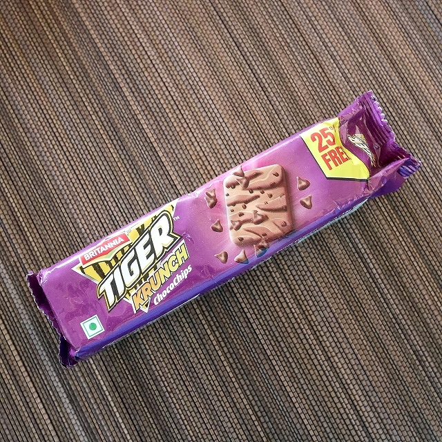 BRITANNIA TIGER KRUNCH chocochips　ブリタニア　タイガークランチチョコチップビスケットの口コミ