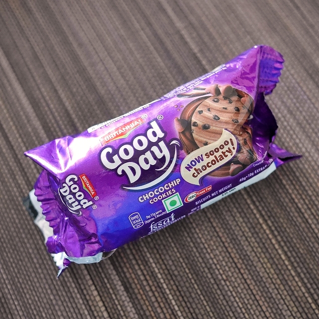 BRITANNIA Good Day CHOCOCHIP COOKIES　ブリタニア　グッディ　チョコチップクッキーの口コミ