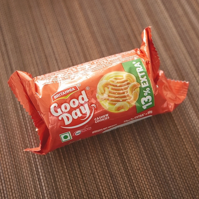BRITANNIA Good Day CASHEW COOKIES　ブリタニア　グッディ　カシューナッツクッキー　60gの口コミ