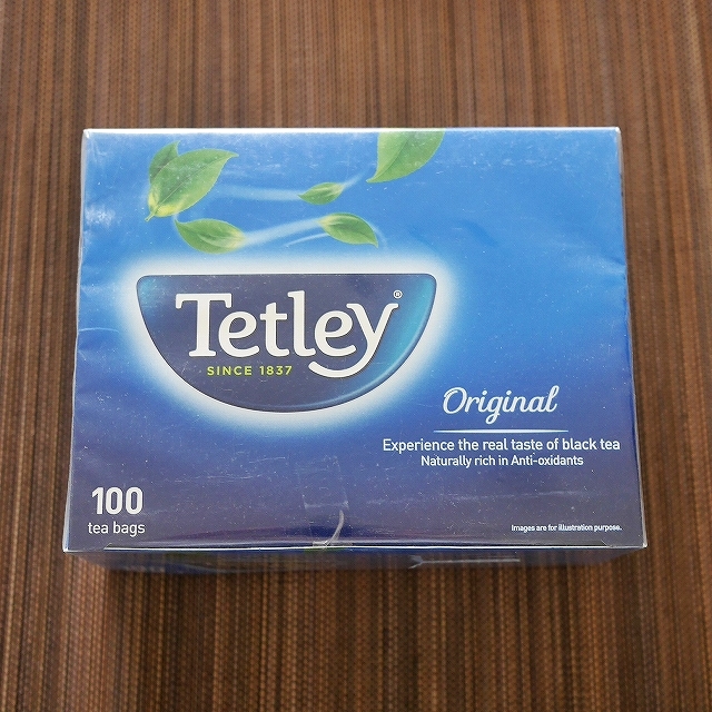 テトリー　オリジナル　紅茶　ティーバッグ100袋　Tetley Origialの口コミ