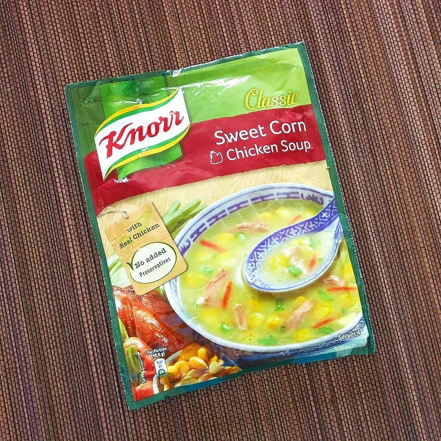 Knorr Classic Sweet Corn Chicken Soup　クノール　スイートコーンチキンスープの素の口コミ