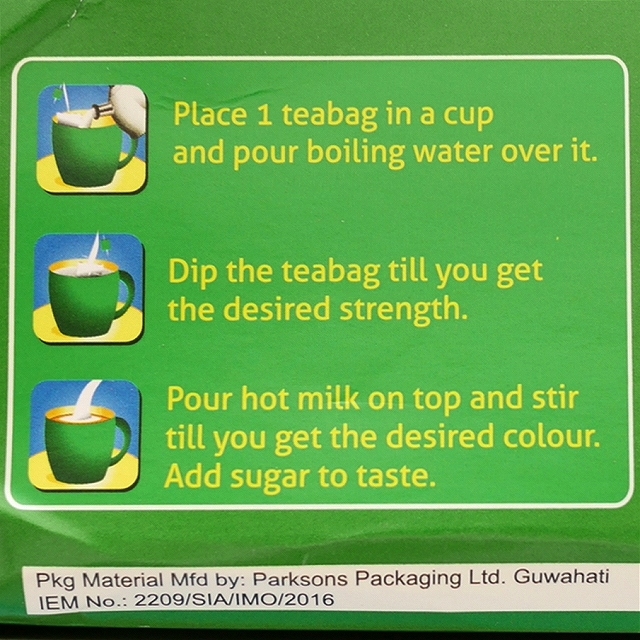 タタティープレミアム　ティーバッグ　100袋　紅茶　TATA TEA Premiumの口コミ