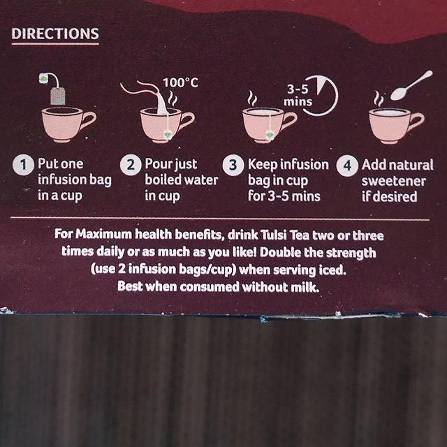 オーガニックインディア　トゥルシーマサラチャイ　25袋　ORGANIC INDIA TULSI MASALA CHAIの口コミ