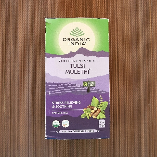 オーガニックインディア　トゥルシームレティ　リコリス　25袋　ORGANIC INDIA TULSI MULETHIの口コミ