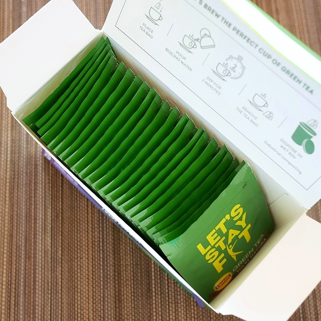 リプトン　グリーンティー　トゥルシーナチュラ　25袋　Lipton GREEN TEA TULSI NATURAの口コミ