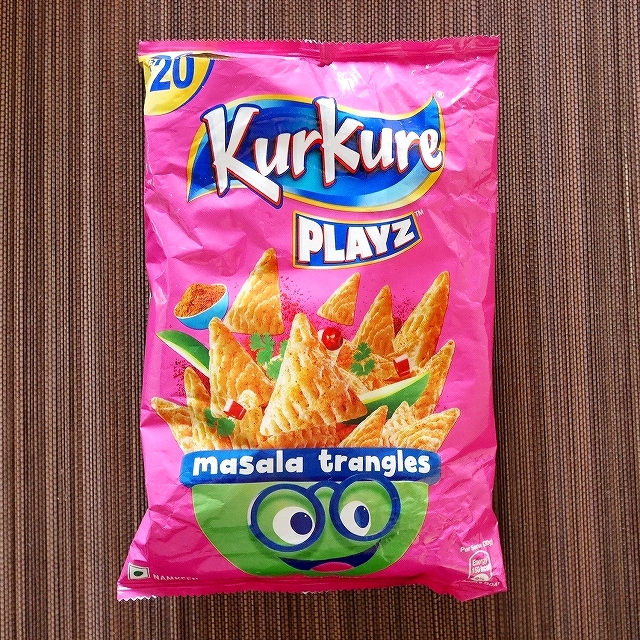 KurKure PLAYZ masala trangles　クルクレ　プレイズ　マサラトライアングル　58gの口コミ