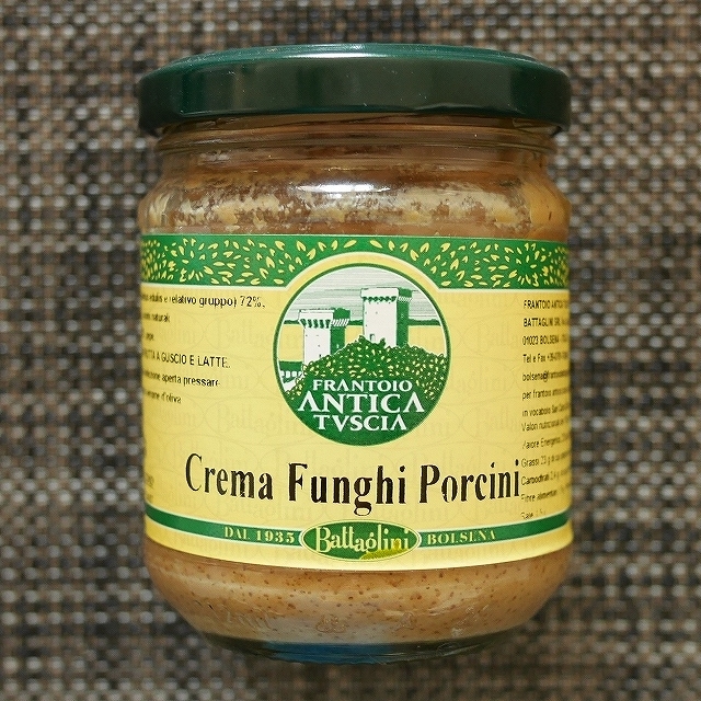 Battaglini Crema Funghi Porcini 180g　ポルチーニ茸のクリームソースの口コミ