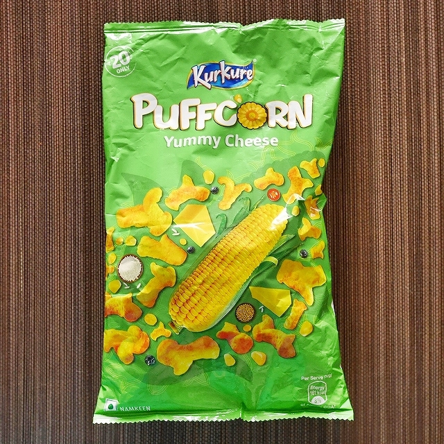 KurKure PUFFCORN Yummy Cheese　クルクレ　パフコーン　ヤミーチーズ味　55gの口コミ