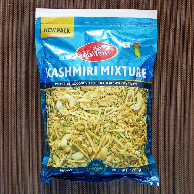 Haldiram’s KASHMIRI MIXTURE　ハルディラム　カシミールミクスチャー　200gの口コミ