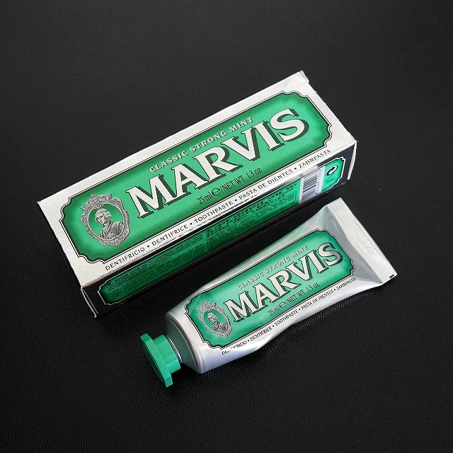 MARVIS CLASSIC STRONG MINT 25ml　マービス　クラシックストロングミント　歯磨き粉の口コミ