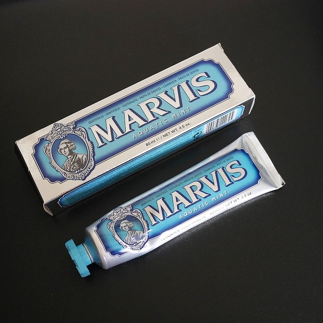 MARVIS AQUATIC MINT 85ml　マービス　アクアティックミント　歯磨き粉の口コミ