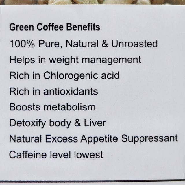 NUTRUST Green Coffee Beans Arabica AAA　グリーンコーヒー豆　生豆の口コミ